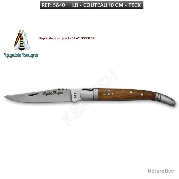 Couteau N�5840 10 cm Palissandre Laguiole BOUGNA