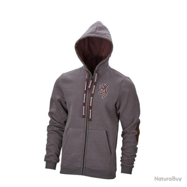 Sweat zipp� Browning Snapshot Ashgrey