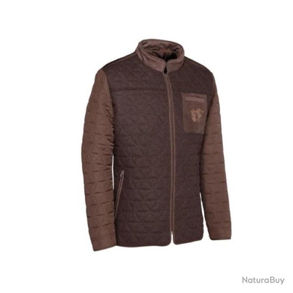 Veste de chasse matelass�e Club Interchasse Balderic sans broderie Marron