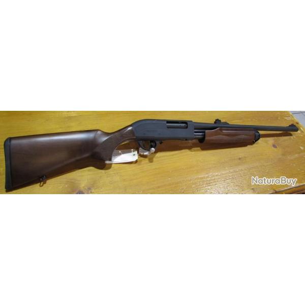 Fusil a pompe Hatsan Escort en bois, cal 12/76, 4+1, avec hausse battue