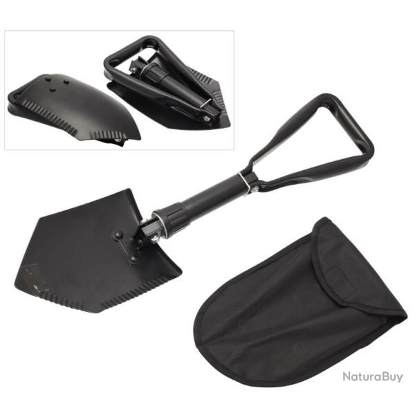 PELLE PIOCHE PLIANTE 3 PARTIES AVEC HOUSSE 28cm 992g Mil-Tec