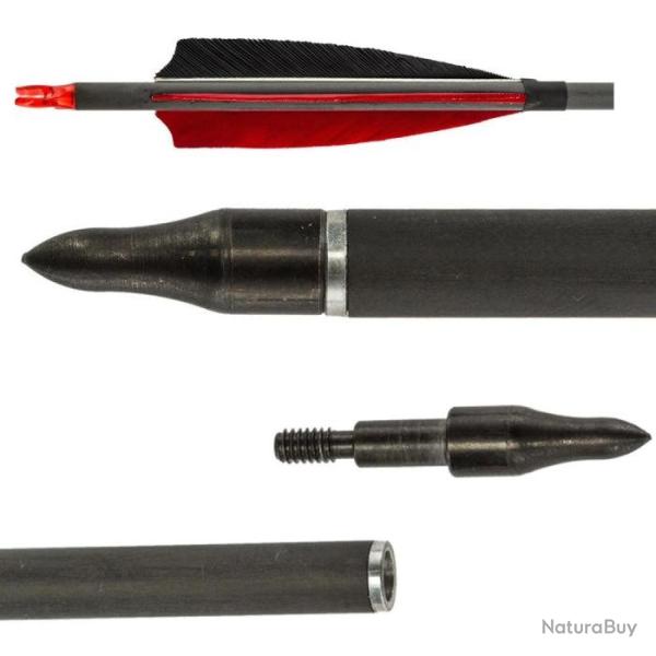 Flche Shoot Again Carbone - Spin 340 plumes / 81.3 cm