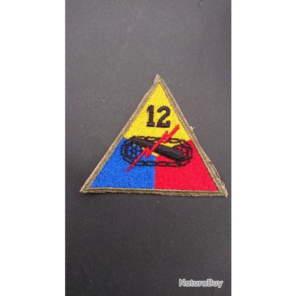 Insigne de la 12th Armored Division US Army