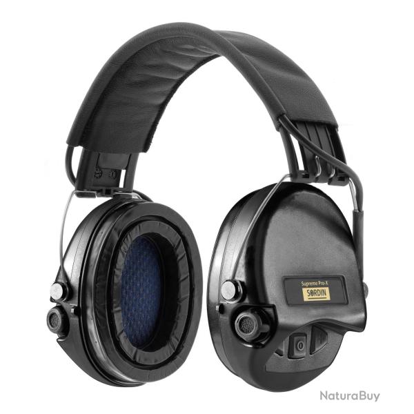 CASQUE ACTIF SUPREME PRO NOIR - MSA SORDIN + COUSSINETS