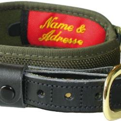 Niggeloh Collier De Luxe Olive / Cognac M 48-60 cm