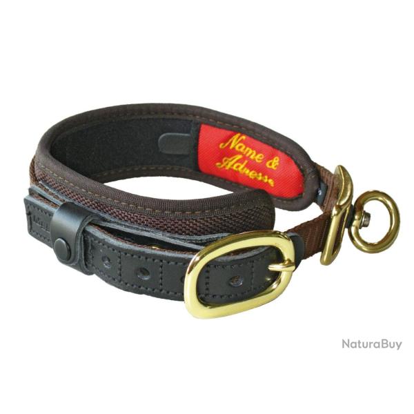 Niggeloh Collier De Luxe Marron M 48-60 cm