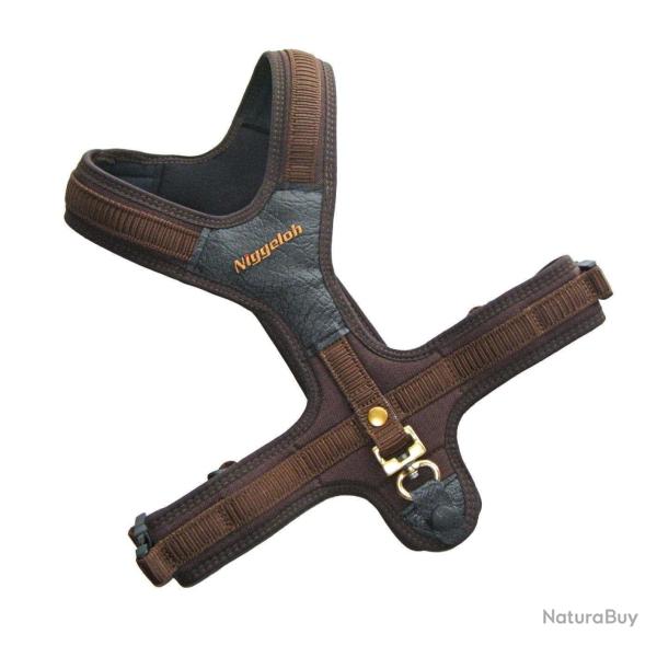 Niggeloh Harnais Marron XL cou 66 cm ventre 54-104