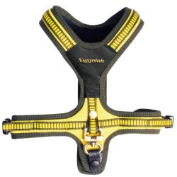 Niggeloh Harnais Jaune/Vert S cou 35 cm ventre 39-63