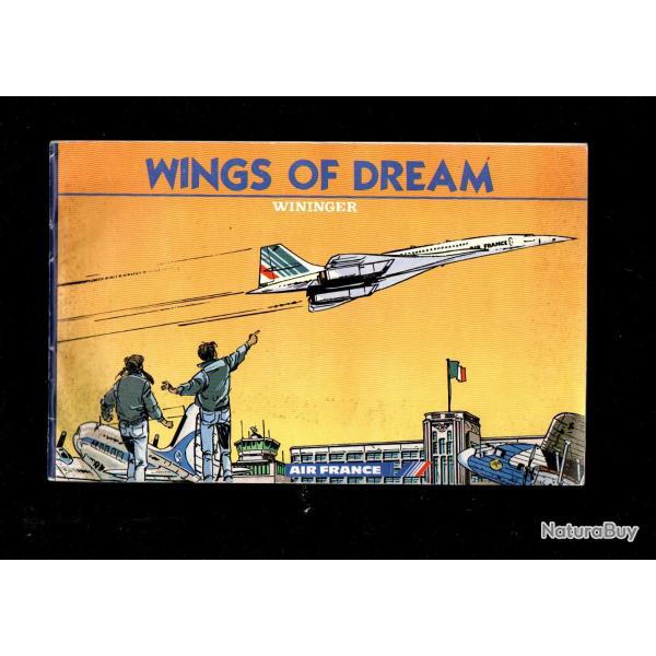 air france wings of dream dessins de winninger bd en anglais