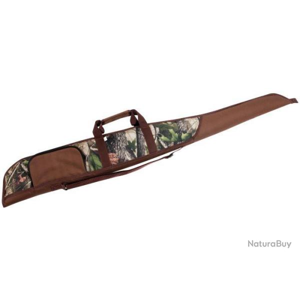 ETUI JANUEL FUSIL MARRON + FEUILLAGE
