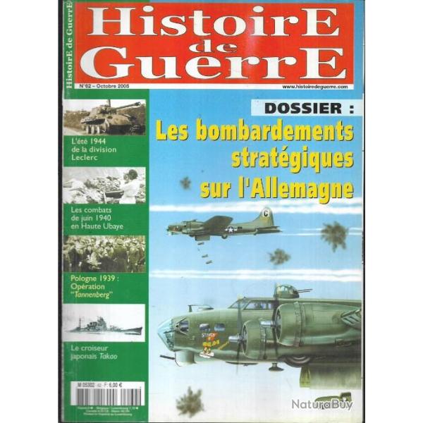 histoire de guerre 62 bombardements stat�giques sur l'allemagne , �t� 44 division leclerc , japon