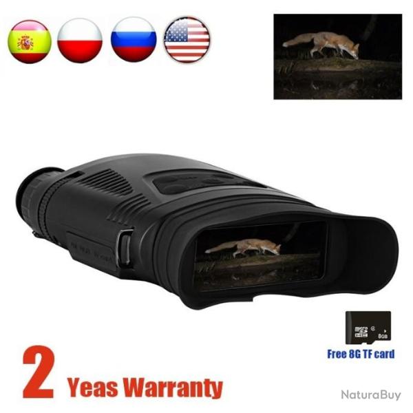 Vision nocturne jumelles lunettes 850nm PAIEMENT EN 3 OU 4 FOIS SANS FRAIS LIVRAISON GRATUITE!!!