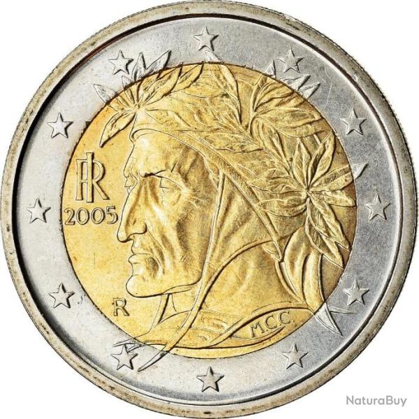 Collection Monnaie 2 Euros DANTE Italie 2005 Dante Alighieri -BE
