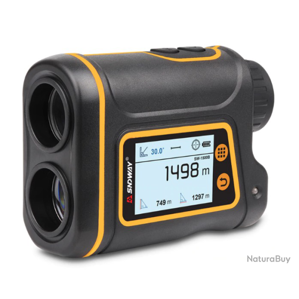 Tlmtre Laser 1500 mtres - Ecran numrique - 7 fonctions
