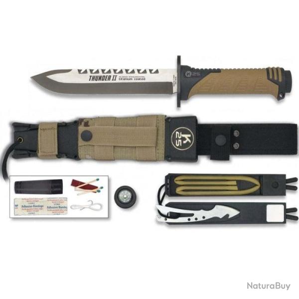 Couteau de surive Martinez Albainox K25 thunder II Default Title