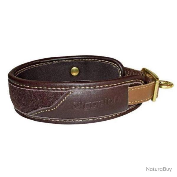 Collier pour chien Niggeloh Cuir loden - XS