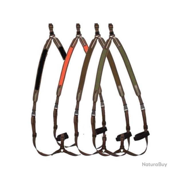 Bretelle pour carabine Niggeloh Montagne en n�opr�ne Marron - Marron