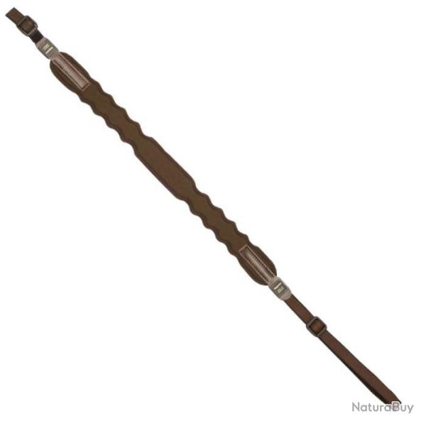 Bretelle pour fusil Niggeloh n�opr�ne sans attache rapides - Marron