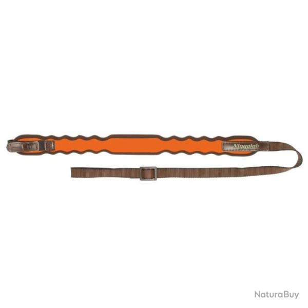 Bretelle pour fusil Niggeloh noprne avec attache rapides Marron - Orange