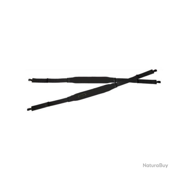 Bretelles Niggeloh en n�opr�ne - Noir