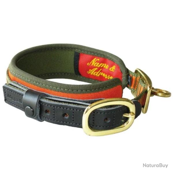 Collier Niggeloh de luxe en n�opr�ne/cordura - Orange / 40 - 50 cm