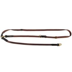 Laisse bandouli&egrave;re Niggeloh Grip - Marron