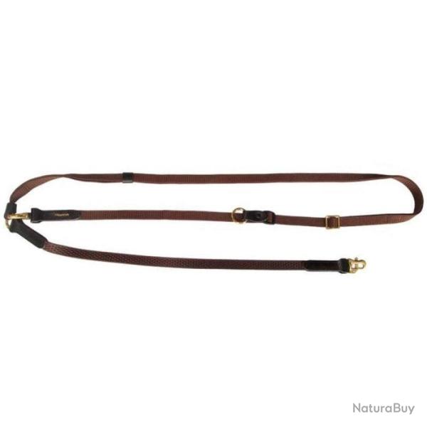 Laisse bandouli�re Niggeloh Grip - Marron