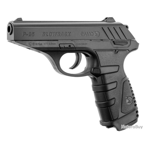 Pistolet GAMO P25 BLOWBACK - cal. 4,5 - 3,98 joules - CO2