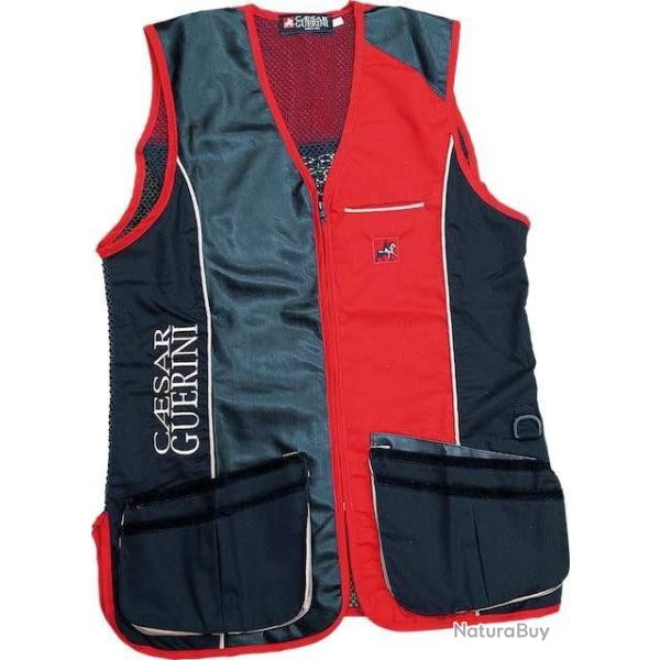 Gilet de tir Caesar Gu�rini Rouge.Taille Droitier