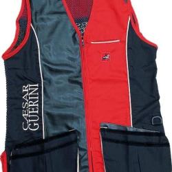 Gilet de tir Caesar Gu&eacute;rini Rouge.Taille Gaucher