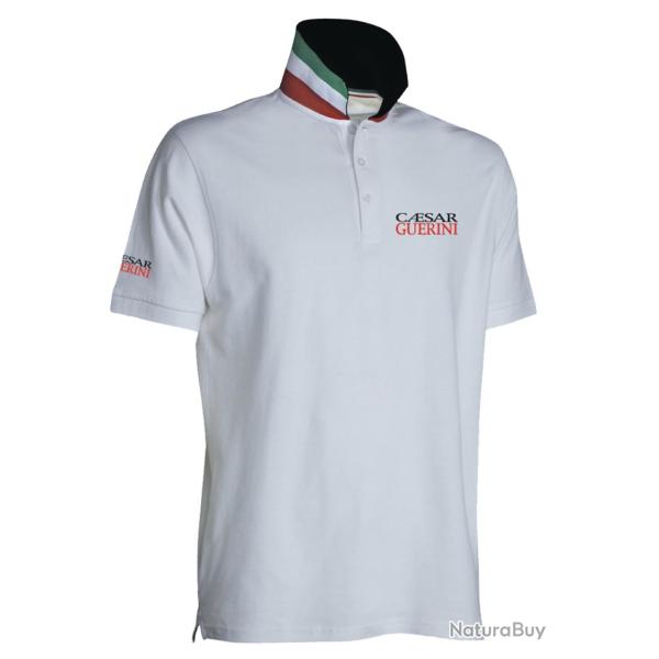 Polo Gu�rini Manches courtes blanc