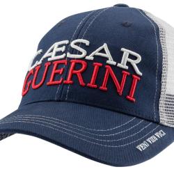 Casquette Caesar Guerini bleue et grise mesh