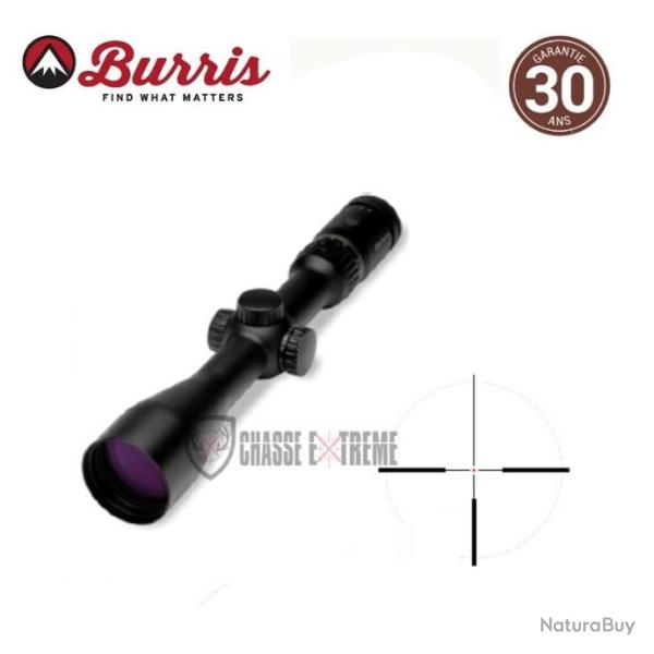 Lunette BURRIS Four X Bravo 2.5-10x50 3p4 Lumineux
