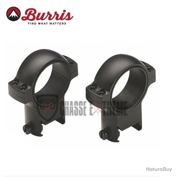 Collier BURRIS 30mm Medium Steel Pour Tikka T3