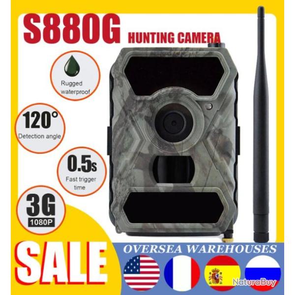 S880G Camra de chasse 12mp 1080P, Vision nocturne IR LIVRAISON GRATUITE!