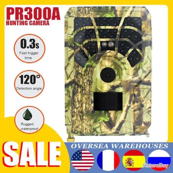 PR300A Camra de chasse 5mp 1080P,  infrarouge, avec Vision nocturne LIVRAISON GRATUITE!