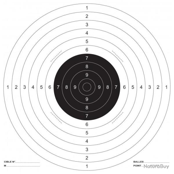 CIBLES PAPIER C50 51X52 PACK DE 100