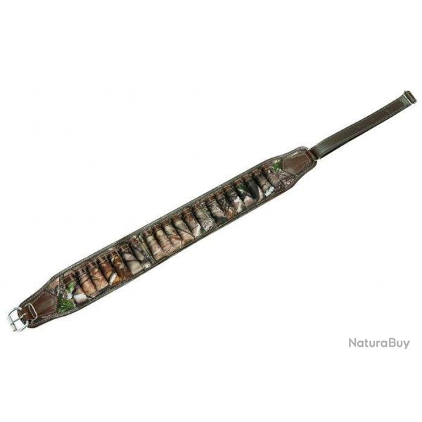 Cartouchi�re JANUEL  pour fusil calibre 12 - Camo feuillage