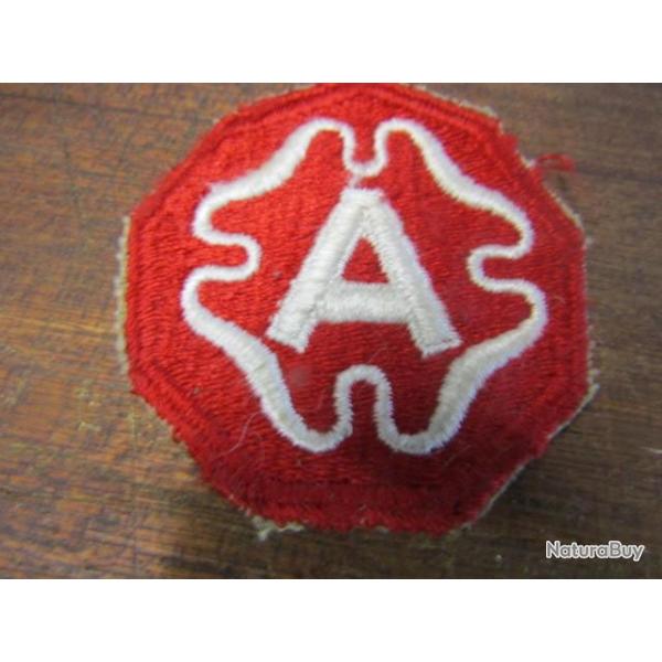 patch 9 Arm�e division ww2 US insigne  deuxi�me guerre am�ricain grade  GI d�barquement