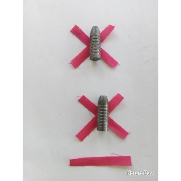 28 OGIVES  LONGUES CAL.44, PN, LYMAN