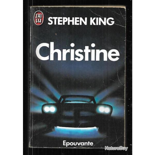 christine de stephen king   format poche j'ai lu