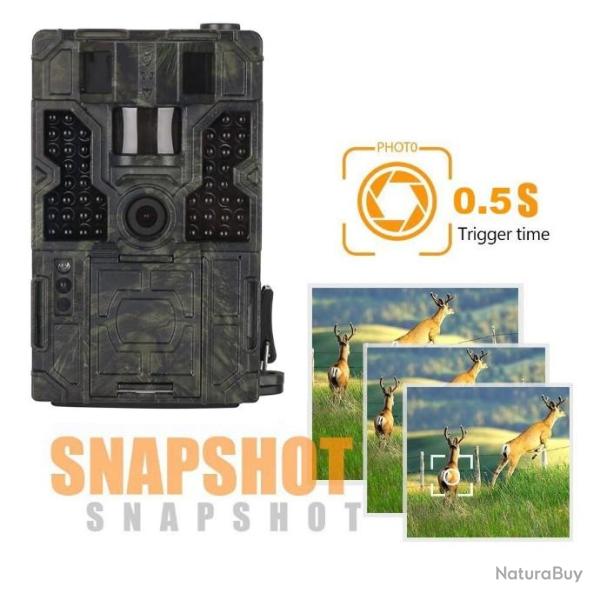 Camra de chasse tanche IP55, prise de vue rapide 0.2s, capteur PIR 120 LIVRAISON GRATUITE !!!!