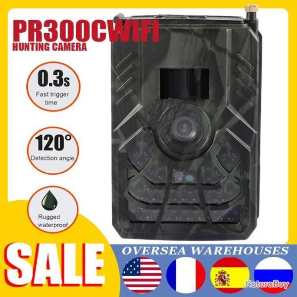 PR300C Camra de chasse , 12mp, 1080P, 120 degrs, capteur PIR, grand Angle  LIVRAISON GRATUITE !!!!