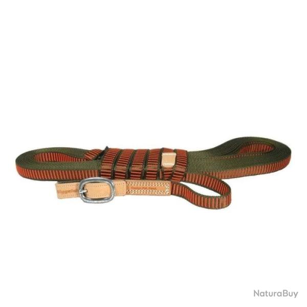 Longe Niggeloh Cordura imperm�able Chien de sang - 12 m - 13 mm / Orange fluo