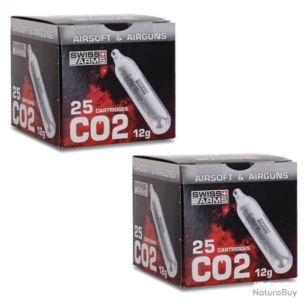Sparclettes de gaz Co2 airsoft par 50