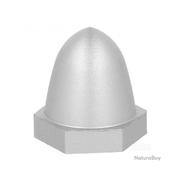 Ecrou Ogive, Cone d'h�lice Anti Horaire Gris pour CX-20 / Rocket 400 / Quanum Nova / PNJ DR-100 / D