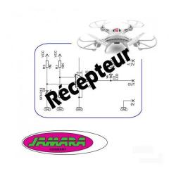 R&eacute;cepteur, Carte &eacute;lectronique, Platine, PCB AHP pour drone Jamara Catro
