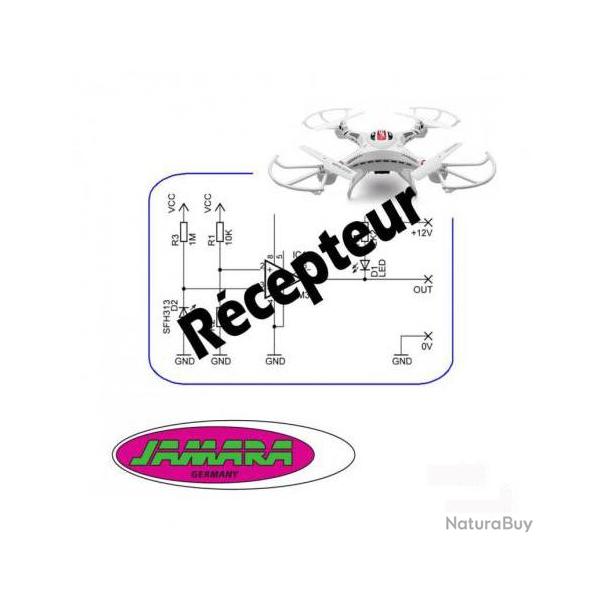 R�cepteur, Carte �lectronique, Platine, PCB AHP pour drone Jamara Catro