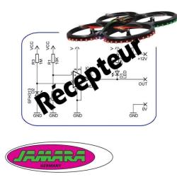 R&eacute;cepteur, Carte &eacute;lectronique, Platine, PCB AHP pour drone Jamara Flyscout