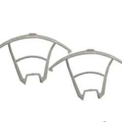 U842-1-06 ou RCU8421-09W, Protections d'h&eacute;lices par 2 Blanches pour drone UDI RC LARK FPV U842-1
